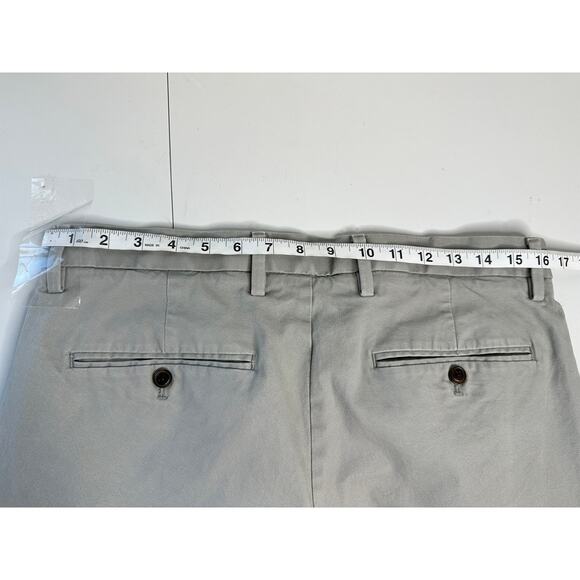 Gap For Good Gray Chino Pants Slim Straight Fit Mid Rise Workwear Office 32x32 - Picture 12 of 12